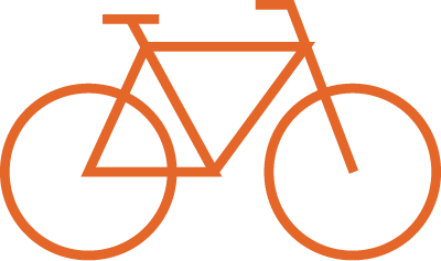 Secure cycle storage icon