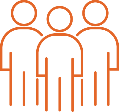 Occupancy level 1 person per 8 sq m icon