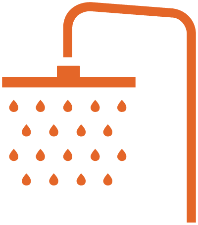New shower facilities icon